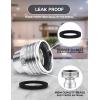 imageMOJOCO Dishwasher Faucet Adaptor  2 Pack Portable Washer Faucet Snap Adapter for Bathroom Kitchen Sink Garden  Water Inlet Connector Accessories Compatible for Washing Machine