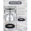 imageMOJOCO Dishwasher Faucet Adaptor  2 Pack Portable Washer Faucet Snap Adapter for Bathroom Kitchen Sink Garden  Water Inlet Connector Accessories Compatible for Washing Machine