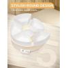 imageMOJOCO Electric Vacuum Serving Tray  Divided Snack Tray with Lid for Nuts Cereals Candy  Battery Operated Snack Container for Parties Events Picnics  Snackle Box for Kitchen Dorm Apartment