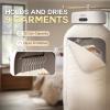 imageMOJOCO Portable Clothes Dryer  MiniCompact Dryer for Apartment RV Travel  Small Quiet FastDrying Machine with Adjustable Timer ampamp HassleFree Setup