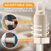 imageMOJOCO Portable Clothes Dryer Hanger  Adjustable Clothes Dryer Hanging Rod with Anti Slip Easy to Install in Doors Cabinet Bedroom Bathroom  Compact Dryer Hanger for Camping Travel RV
