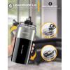 imageMojoco Personal Smoothie Blender  Vacuum Insulated Blender for Fruits and Vegetables  Rechargeable Portable Blenders with Stainless Steel Blade for Travel Camping GymBlack