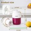 imageMojoco Portable Smoothie Blender  24oz Personal Blenders for Shakes and Smoothies  CordlessRechargeable Juice Blender with Stainless Steel Blade for Office Gym Camping Travel