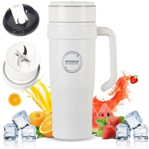 imageMOJOCO Power Blender Pro  30oz Portable Blender ampamp Tumbler with Sip Cover for Shakes ampamp Smoothies  Rechargeable Leakproof FoodGrade Easy to Use ampamp Clean  Ideal for Home Office Gym Travel RV