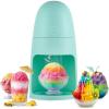 imageMojoco Shaved Ice Machine  Electric Ice Shaver Machine with Adjustable Blades for Fine ampamp Coarse Ice  OnePress Operation Lightweight Snow Cone Maker for Slushies Bingsu Frozen Desserts