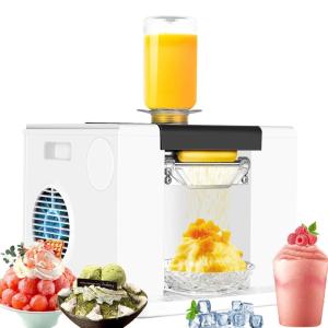 imageMojoco Snowflake Ice Machine  Countertop Shaved Ice Maker for Korean Bingsu Snow Cones and Frozen Desserts  FoodGrade MessFree OneTouch Operation  Automatic Bingsu Machine for Home Bar